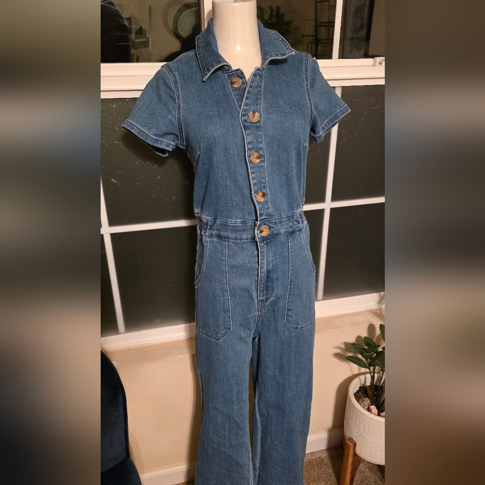 Show Me Your MuMu Light Blue Denim Top